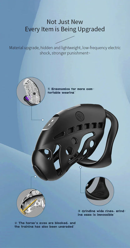 Premium Lockin Wireless Remote Electric Chastity Cage