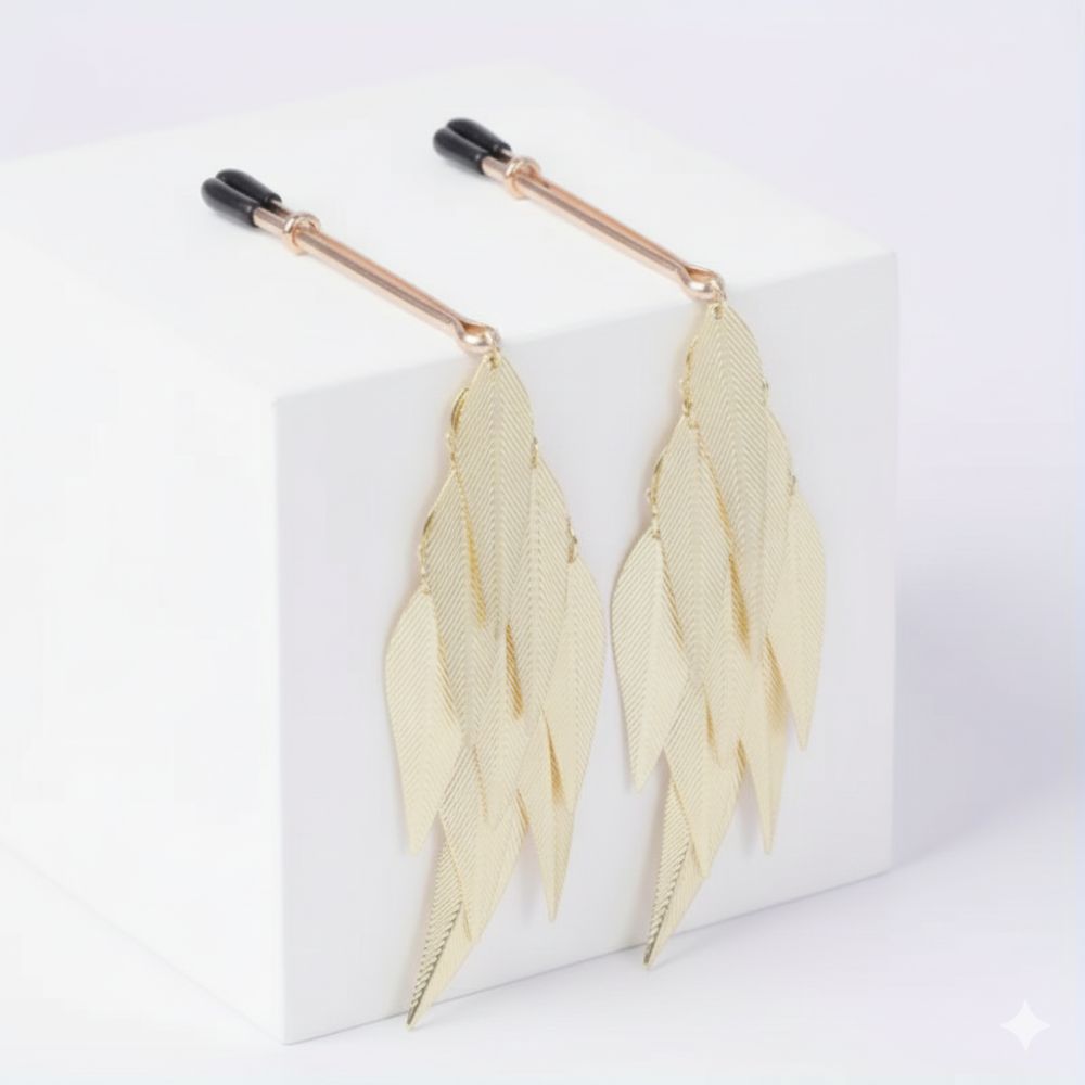 Metal Feather Nipple Clamps