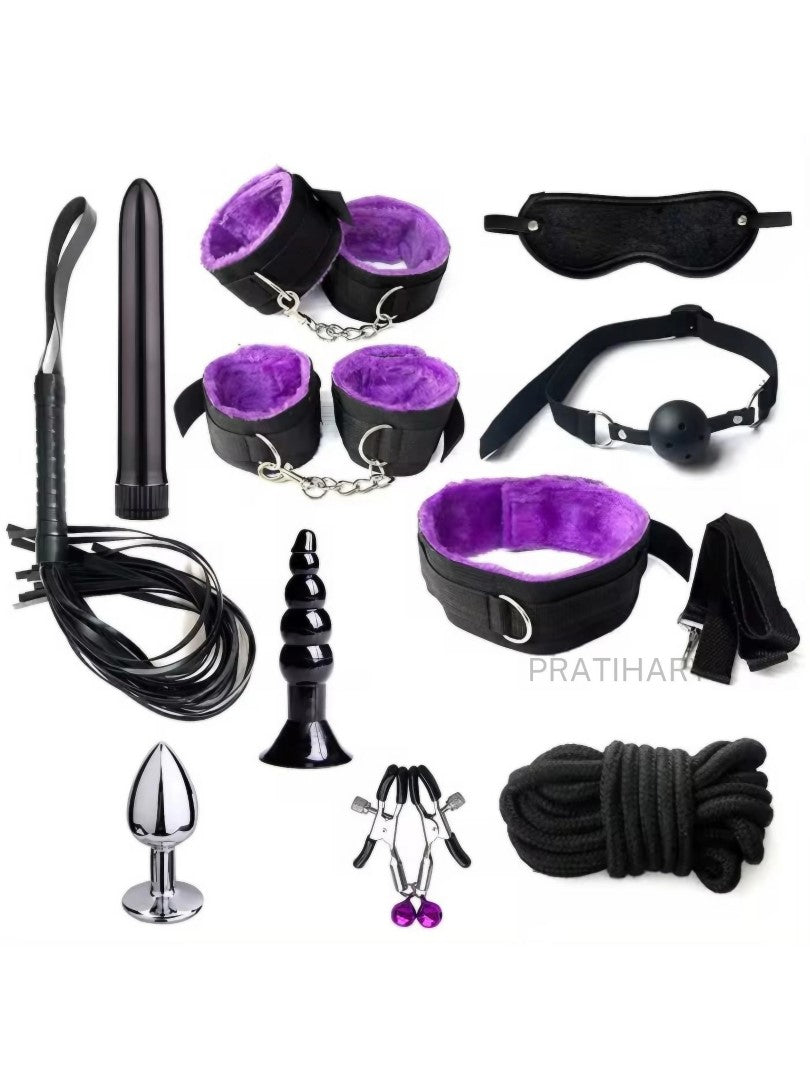 15 pc BDSM kit with Electric vibrator