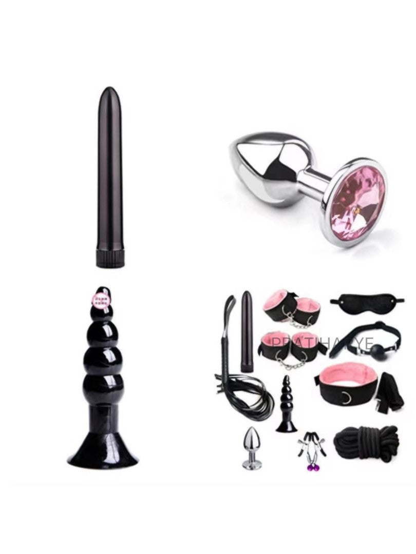 15 pc BDSM kit with Electric vibrator