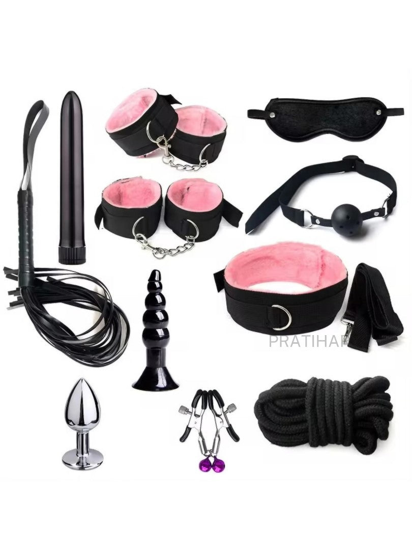 15 pc BDSM kit with Electric vibrator