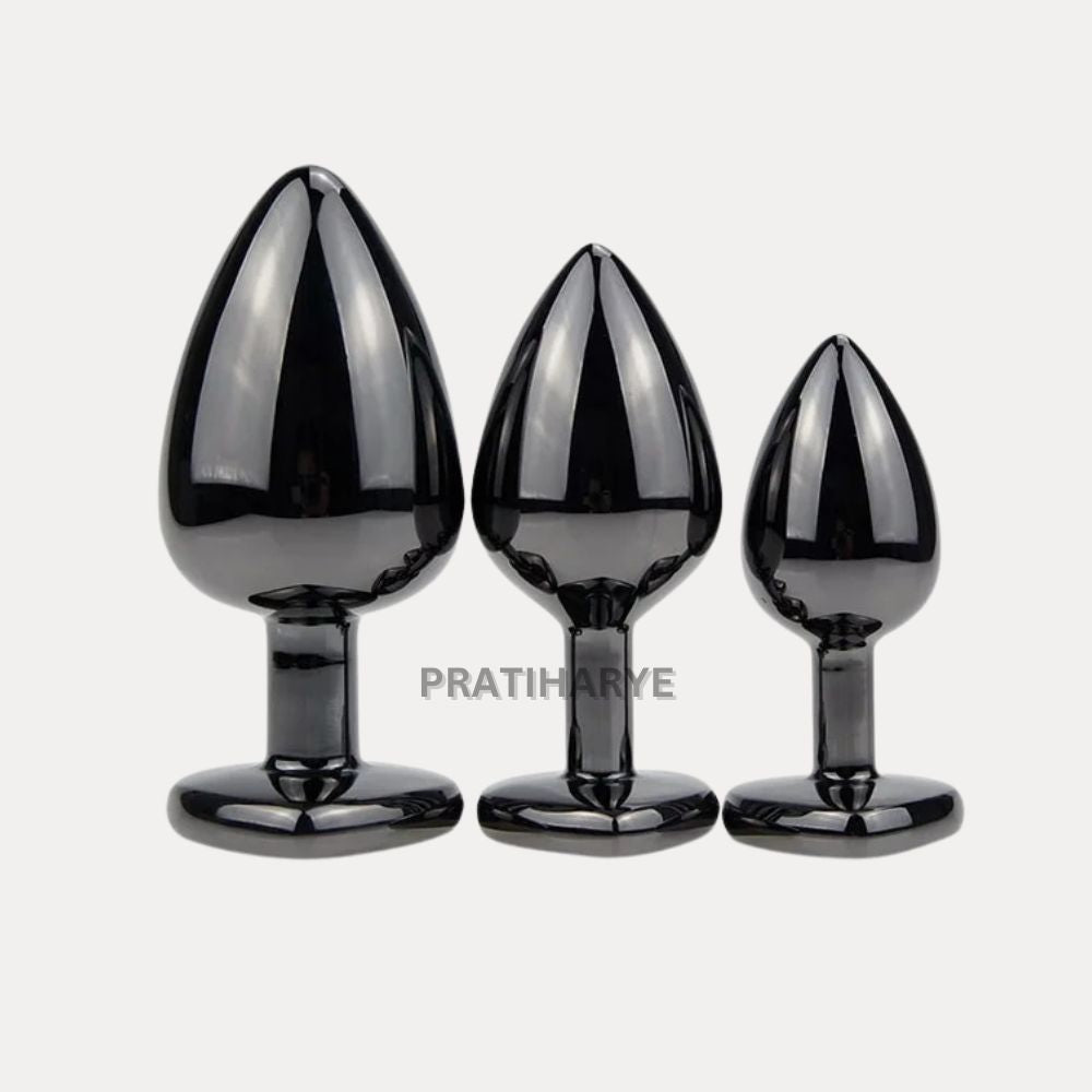 Premium Aluminum Alloy Heart Anal/Butt Plug unisex