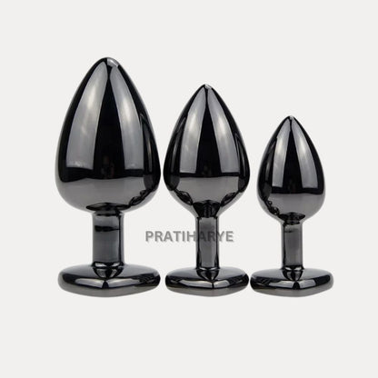 Premium Aluminum Alloy Heart Anal/Butt Plug unisex