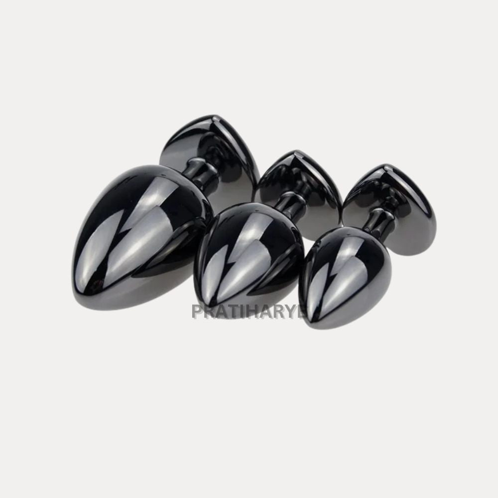 Premium Aluminum Alloy Heart Anal/Butt Plug unisex