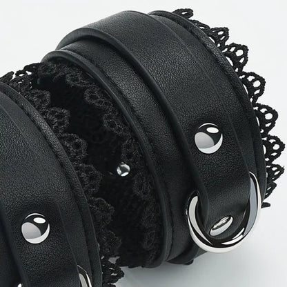 Premium Leather 7pc BDSM Kit