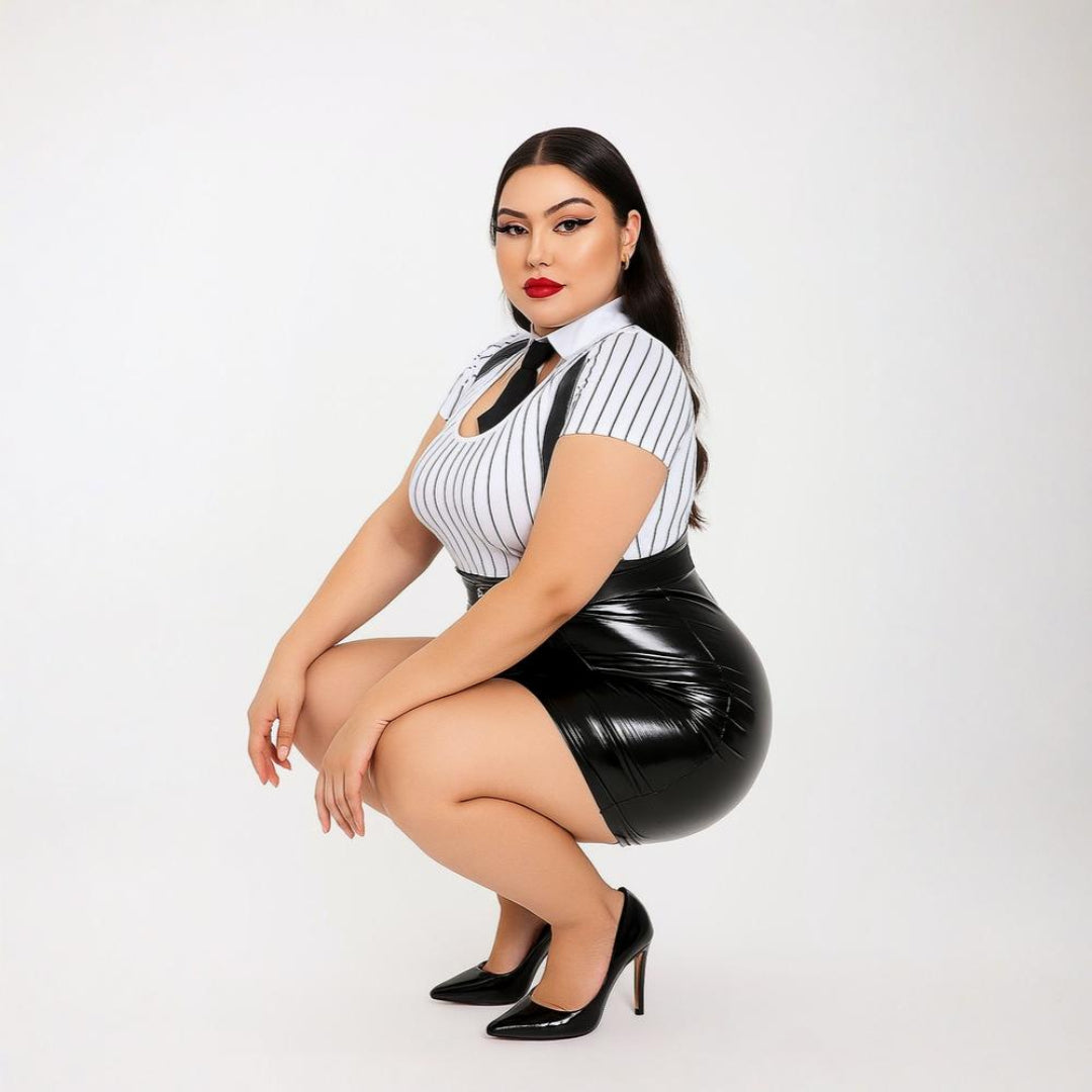 Plus Size Exotic Latex Teacher Roleplay
