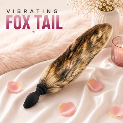 Vibrating Fox Tail with Remote Control