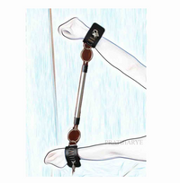 Short Metal Spreader bar Hand & Ankle Cuffs