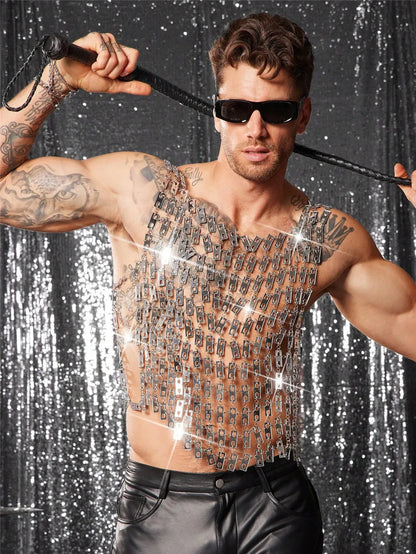 sheer sleeveless top men
transparent men top
fashionable men underwear online
stylish men intimate wear
Diamond Acrylic Mirrored Men&
