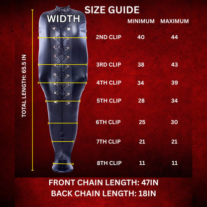 Premium Full Body Latex Bondage Sack with Zipper