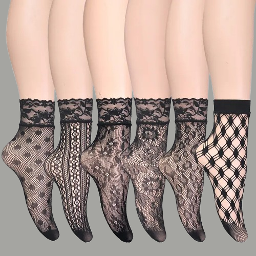 Open-Crotch Sheer Rhinestone Pantyhose
Crimson Desire Fishnet Stocking
Made in Heaven Sheer Statement Tights
Classic Black Mesh Pantyhose Stockings
Fishnet Lace Shorts Socks