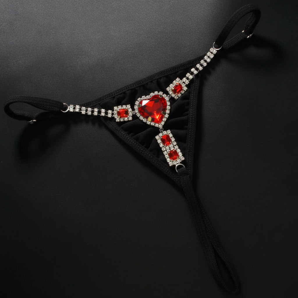 Sexy Designer Crystal Thong
