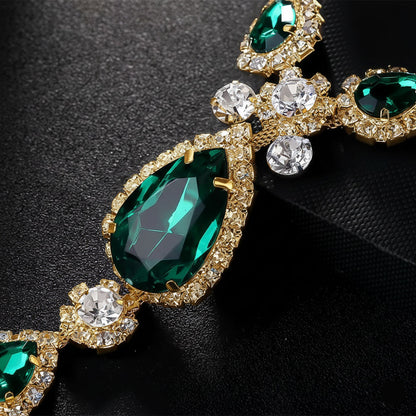 Emerald Luxe Gold Body Chain Thong