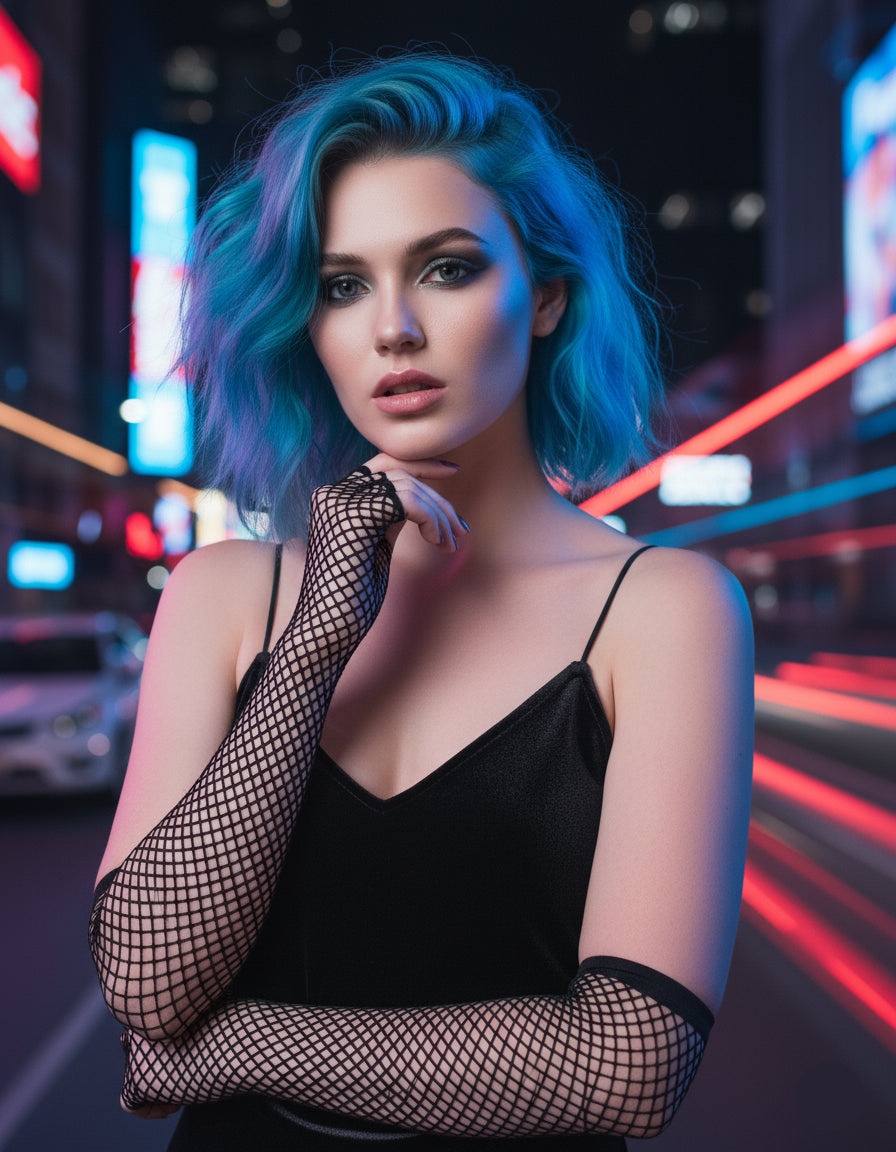 Fishnet Long Arm Gloves