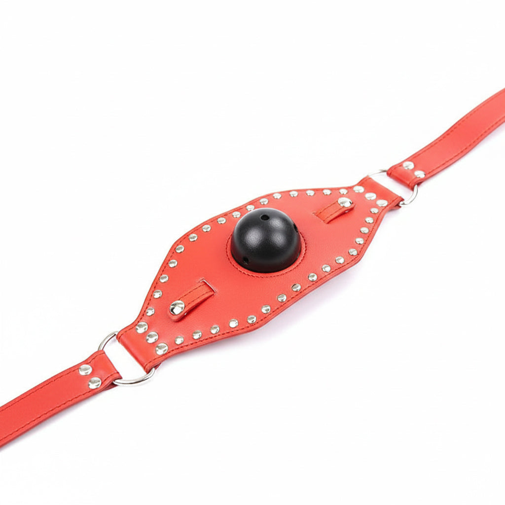 Studded Breathable Ball Gag Strap