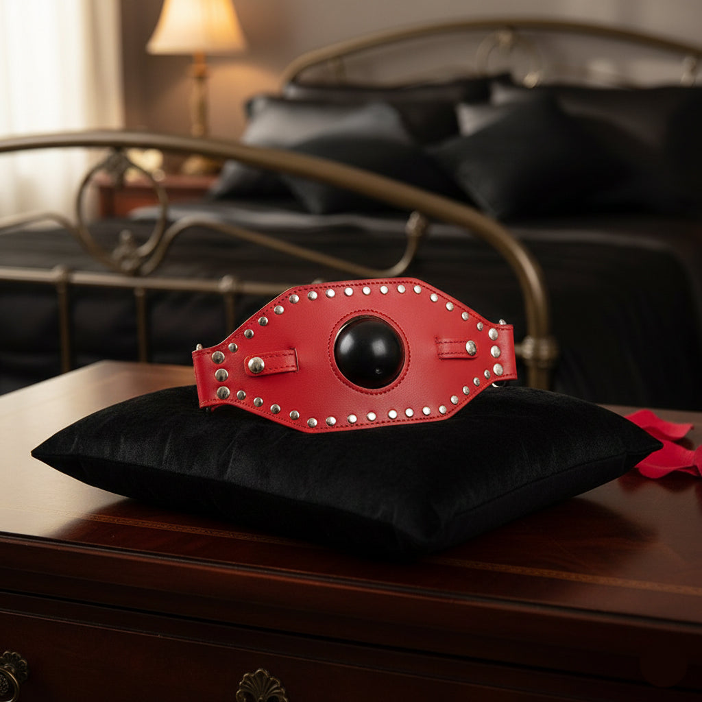 Studded Breathable Ball Gag Strap