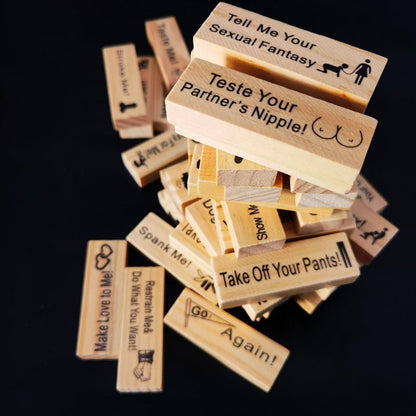 Adult Jenga Tower Dare Game