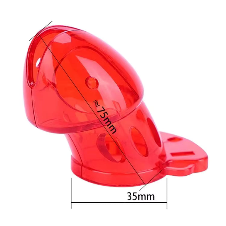 Remote Control Plastic Electric Chastity Cage