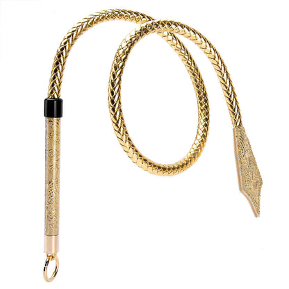 Luxury Long Faux Leather Arabian Flogger