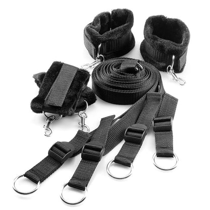 Multi Purpose Bed Restraining with Feather Handcuff
