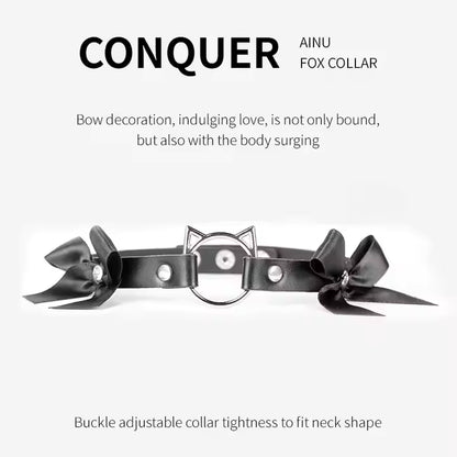 Cute Bow 7Pc BDSM Kit with Pouch