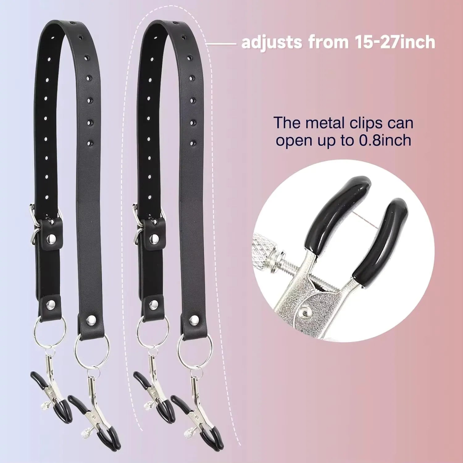 Clitoral Clamps with Straps