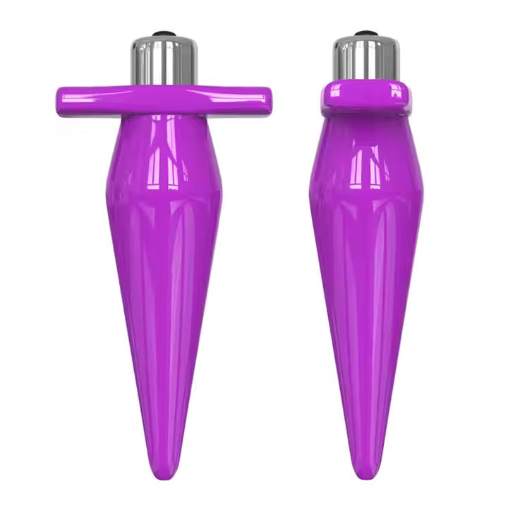 Exotic Purple Hot Butt Plug Vibrator