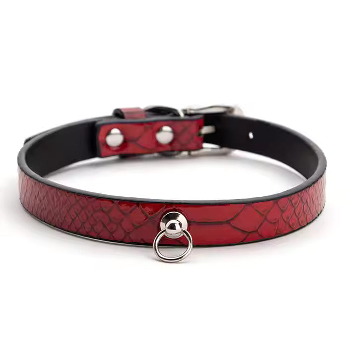 Premium 12pc Crocodile Print BDSM Kit with Free Box