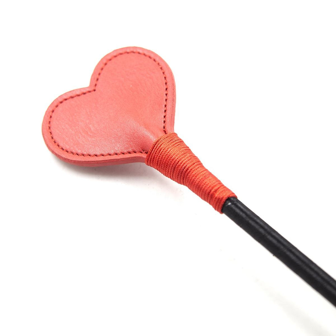 Premium Heart-Shaped PU Leather Fetish Whip