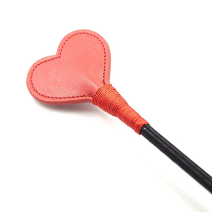 Premium Heart-Shaped PU Leather Fetish Whip