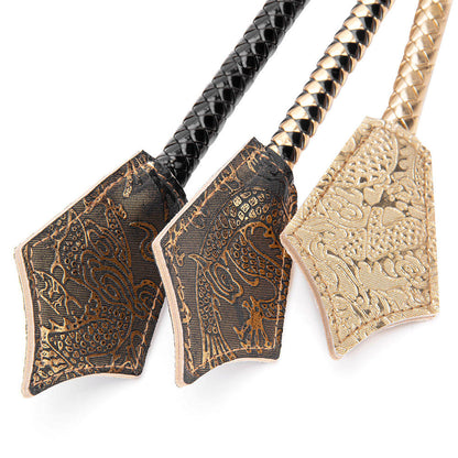 Luxury Long Faux Leather Arabian Flogger