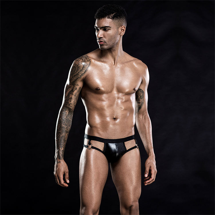 Black Desire Strappy Sexy Brief for Men