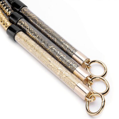 Luxury Long Faux Leather Arabian Flogger
