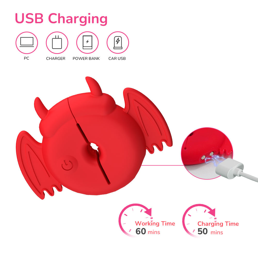 Wireless Remote Control Scarlet Devil Nipple Clamp