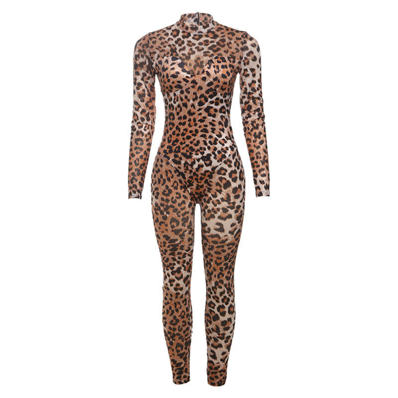 Wild Desire Leopard Full Body suit