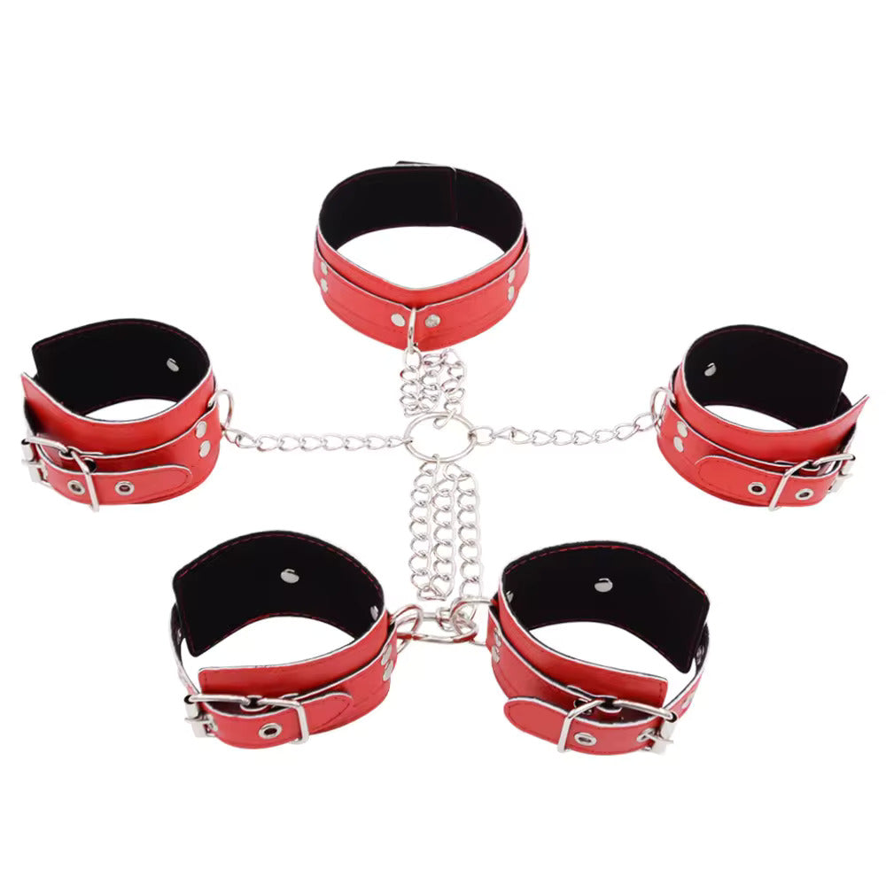 Pu leather Backhand handcuffs