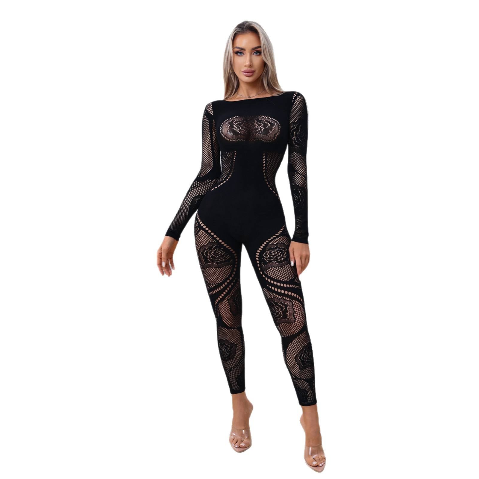 Premium Fishnet Full Bodystocking Jumpsuit
