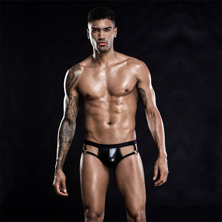 Black Desire Strappy Sexy Brief for Men