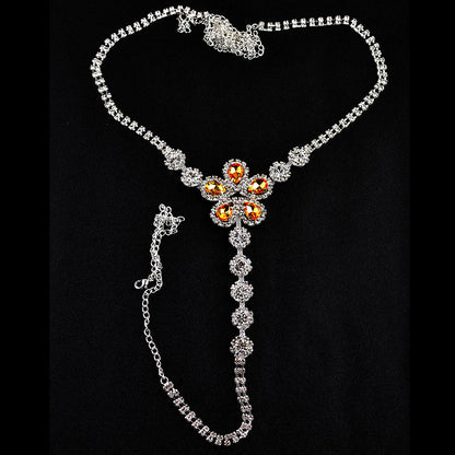 Desginer Mid Flower Chain Thong