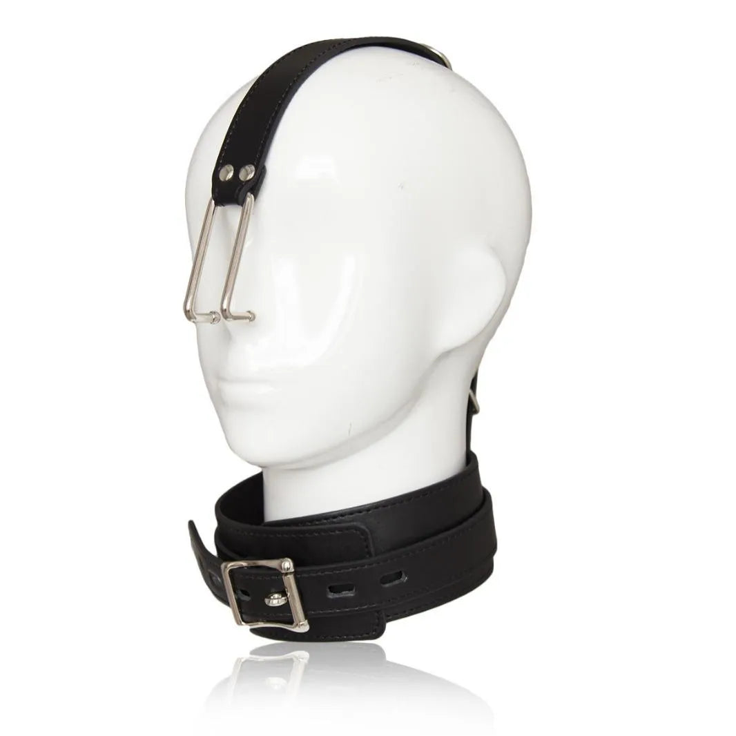Premium Nose Hook Leather Collar
