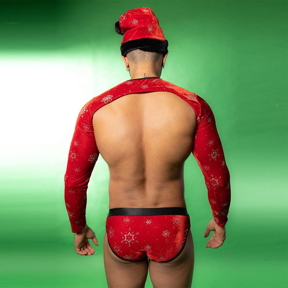 Red Santa Roleplay Costume Set