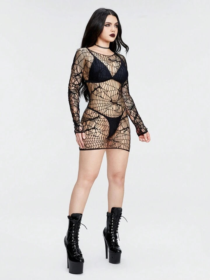 Fishnet Dresses Keywords (P)
Pratiharye Lingerie
Pratiharye Bodystocking
Fishnet Lingerie
Halloween Spider Fishnet Dress