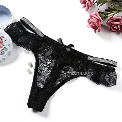 Floral Lace Thong