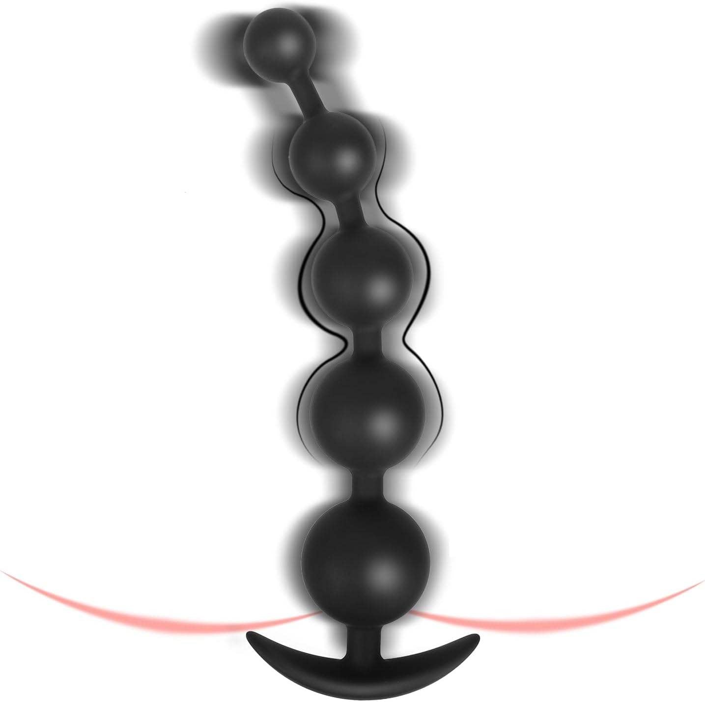 Long Silicone Anal Plug/Beads