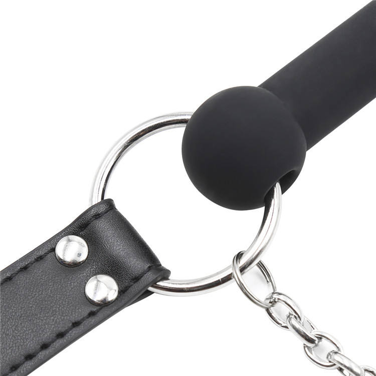 Dog Bone Mouth Gag &amp; Leash