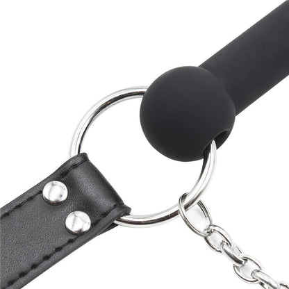 Dog Bone Mouth Gag &amp; Leash