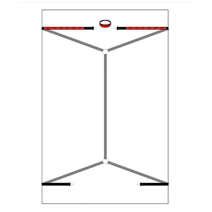 Hand &amp; Neck Strap Bondage Straps Bed Restraining