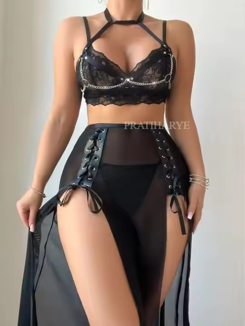 Sexy Lace Gown Lingerie