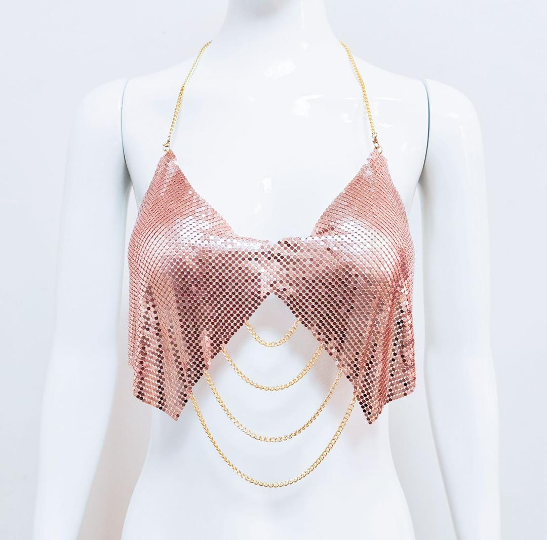 Tassel Chain Bra