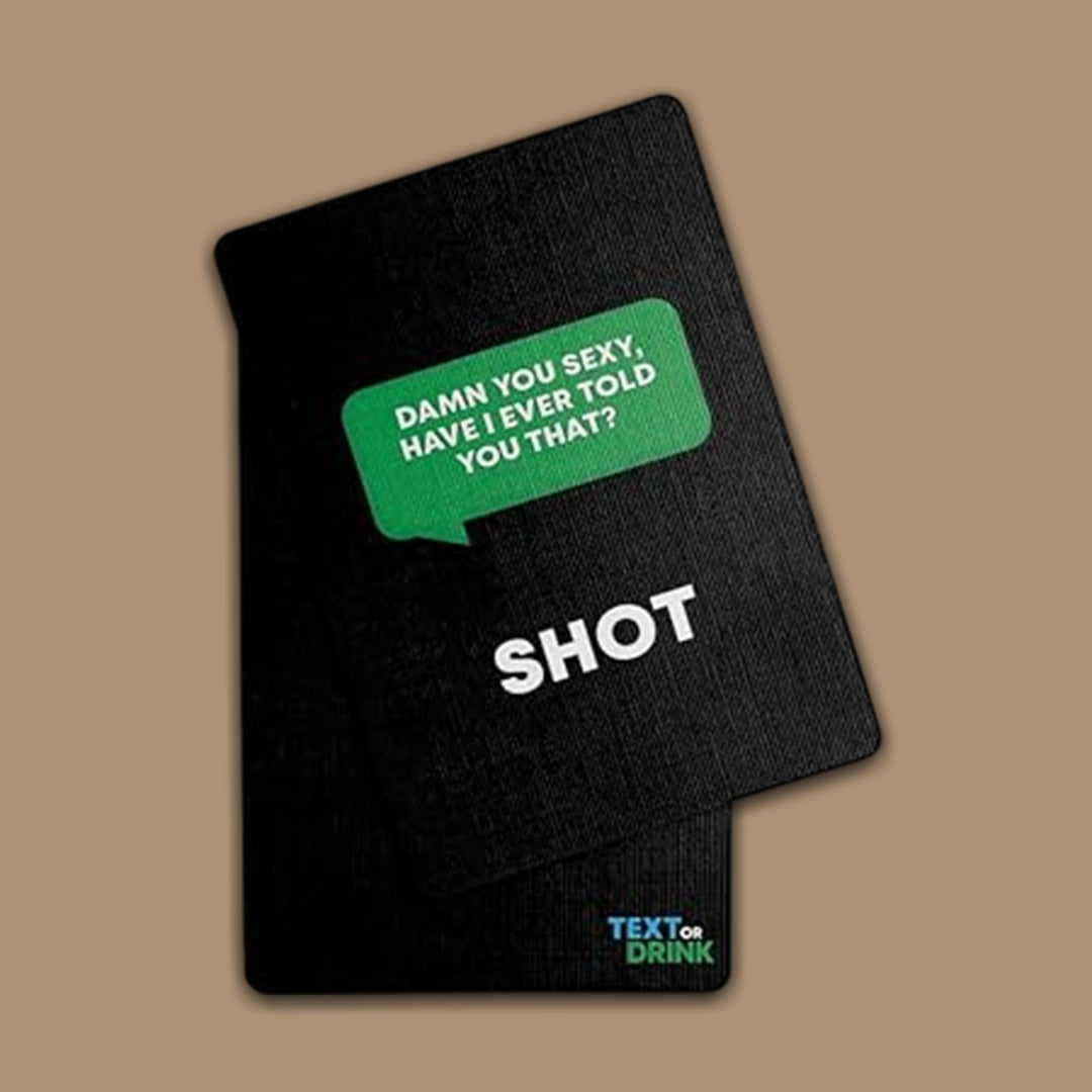 Text or Drink Card Game